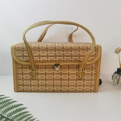 New Year's Specialty Packaging Folding Portable Bamboo Basket Hand-woven Egg and Hairy Crab Storage Basket Factory Direct Sales