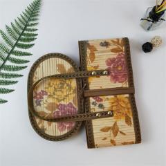 Bamboo basket manufacturer bamboo woven rice dumpling packaging basket moon cake souvenirs specifications, styles and colors can be customized