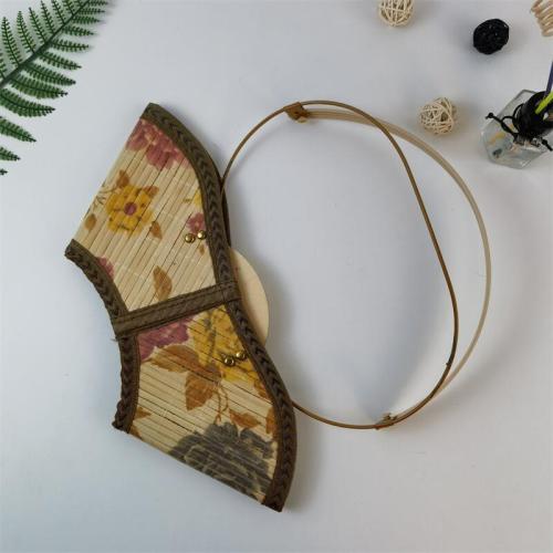 Bamboo basket hand basket Zongzi moon cake sausage bacon egg packaging basket factory direct sales can be customized size