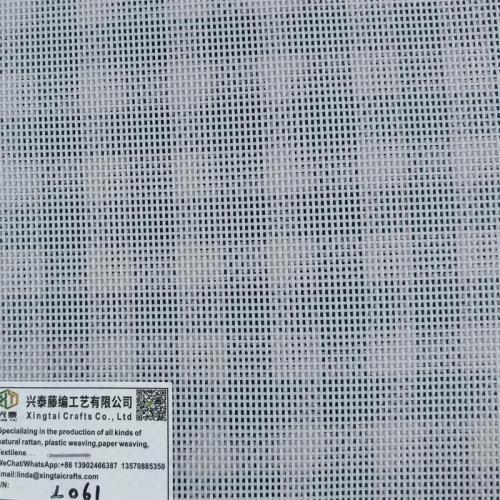 Stock door curtain fabric Hebei market plaid fabric plastic mesh fabric textilene mesh fabric plaid mesh fabric wholesale
