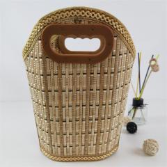 Bamboo basket factory bamboo woven exquisite gift packaging basket Zongzi bamboo basket packaging new material exquisite special