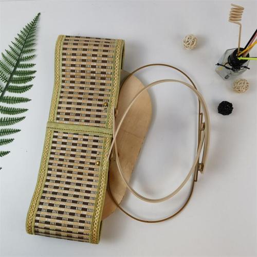 New foldable portable bamboo basket moon cake hairy crab bamboo basket packaging bacon sausage holiday gift box