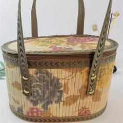 Bamboo basket manufacturer bamboo woven rice dumpling packaging basket moon cake souvenirs specifications, styles and colors can be customized