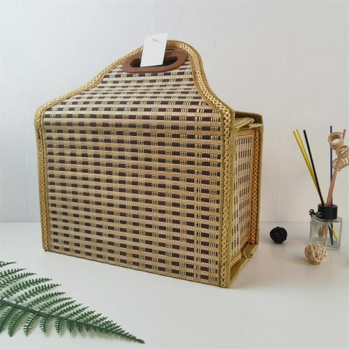 Portable bamboo egg rice dumpling basket moon cake gift packaging crab basket size style color can be customized