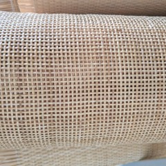Premium Polished Rattan Webbing Rolls - Smooth Handwoven Cane Material