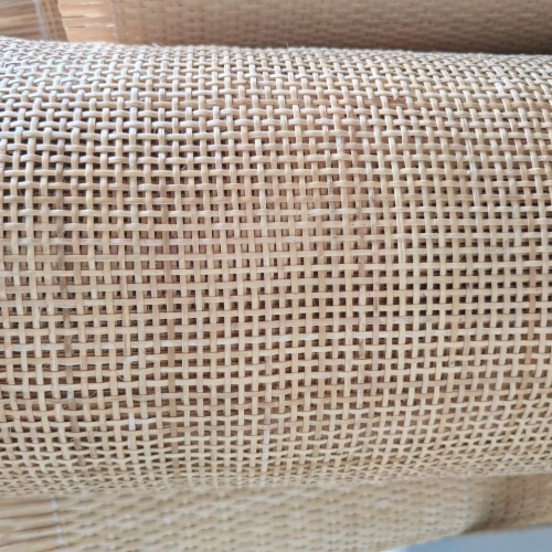 Premium Polished Rattan Webbing Rolls - Smooth Handwoven Cane Material