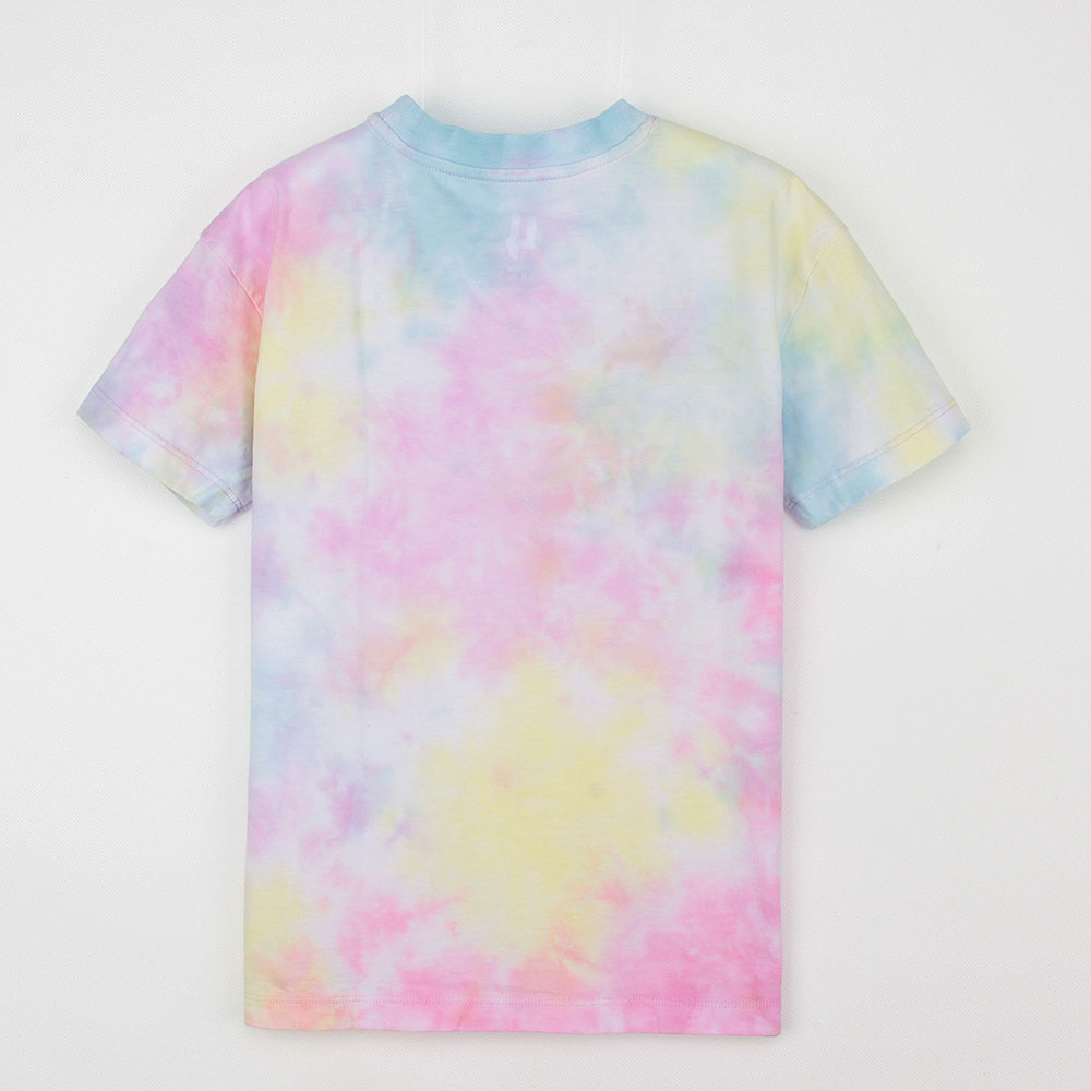 PLACEMENT PRINT TIE DYE TEE