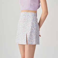 SIDE SPLIT MINI SKIRT