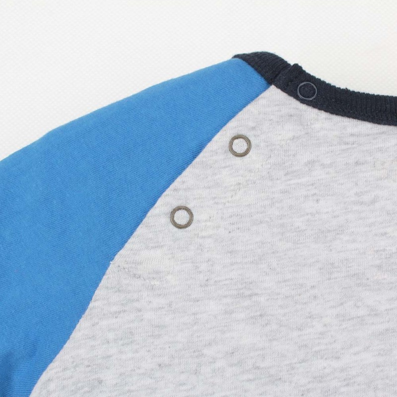 MICHAEL COTTON JERSEY RAGLAN SLLEVE TEE