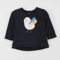 BONNIE CHICKEN RUN PRINT LONG SLEEVE TEE