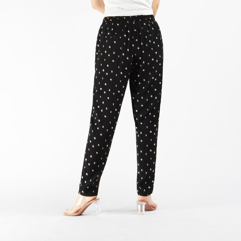 ELASTIC WAISTBAND HAREM PANT