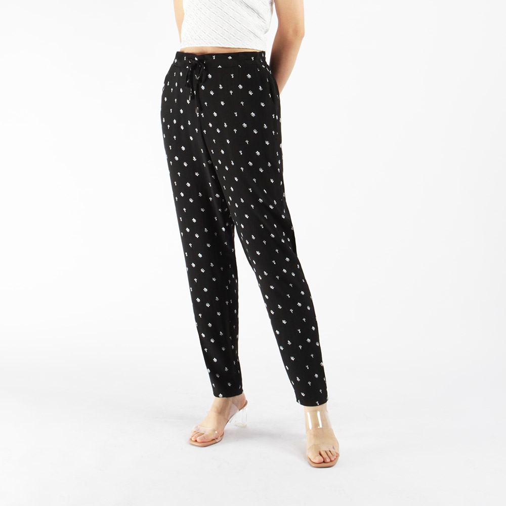 ELASTIC WAISTBAND HAREM PANT