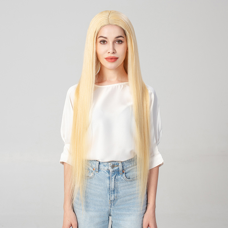 Wholesale Raw Virgin 150% 180% Density Human Hair Natural Transparent Hd Full Lace Frontal Wig
