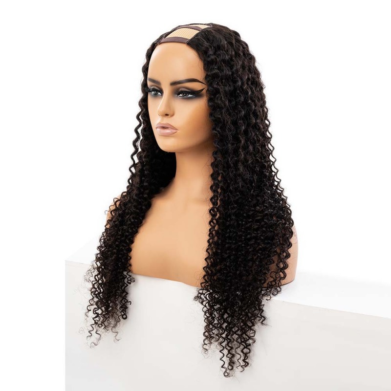 Wholesale Curly Natural Black 150% Density 13x6 Hd Lace Front Wig for Women