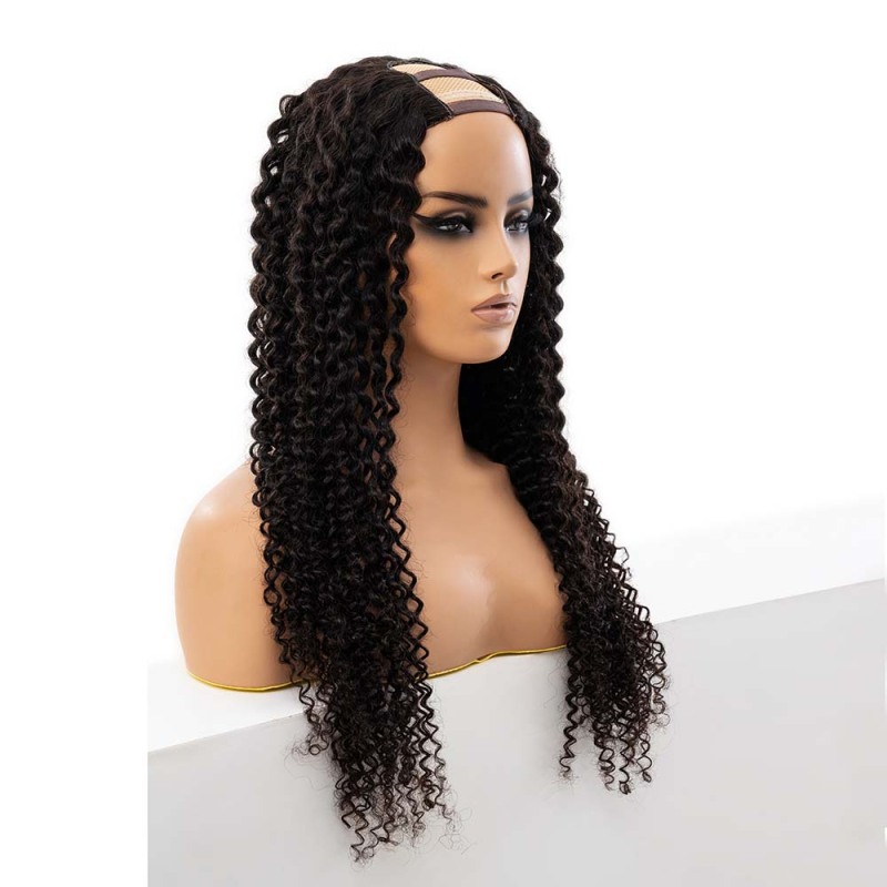 Wholesale Curly Natural Black 150% Density 13x6 Hd Lace Front Wig for Women