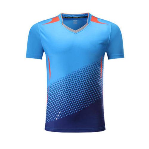 Customized men and women badminton clothes, table tennis sport T shirt, promotion marathon event sublimation printing T Shirt