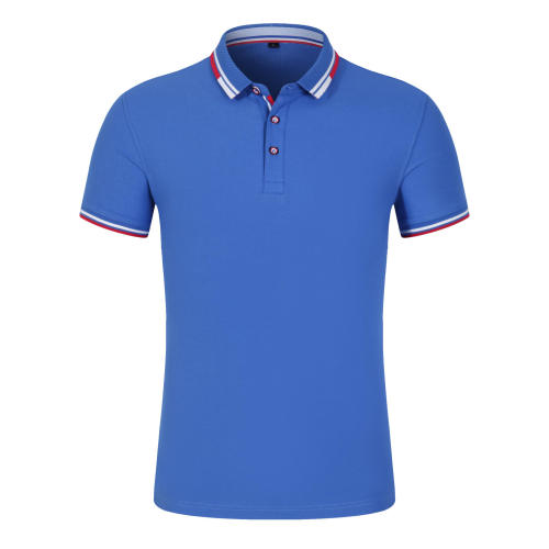 Summer high quality men's polo shirt work clothes custom cupra double pique cotton with logo embroidery or printing