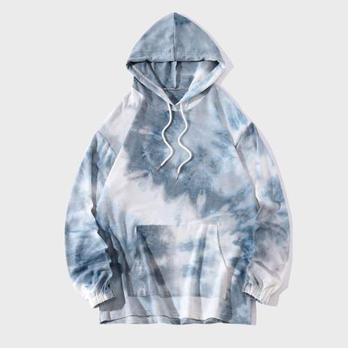 Full color printed hoodie High Quality Casual sports Hoodie tie dye sublimation printing over sized men sweatshirts