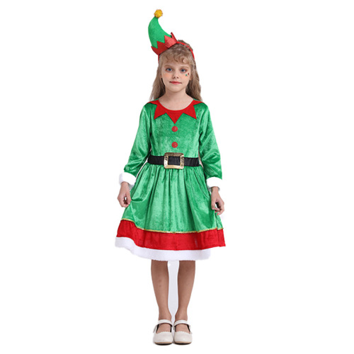 Halloween children's clothing girls' party Christmas Pettiskirt wedding dress costume little fairy elf clothing