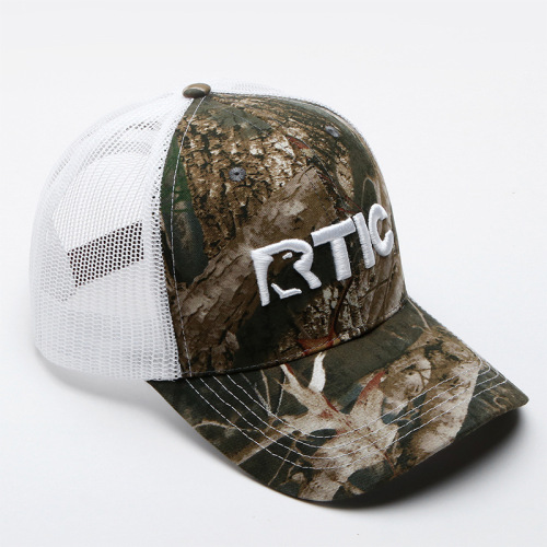 Camouflage Baseball Cap Gorras Outdoor Sports Sun Hat Printed 3D Embroidery Mesh Trucker Cap Peaked Army Hat