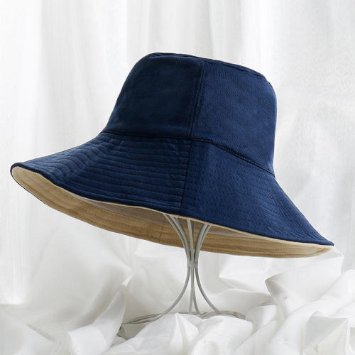 Japan UV fisherman hat cover face visor Reversible Cotton Wide Brim Adult Bucket hat anti UV Japanese ladies summer sun cap