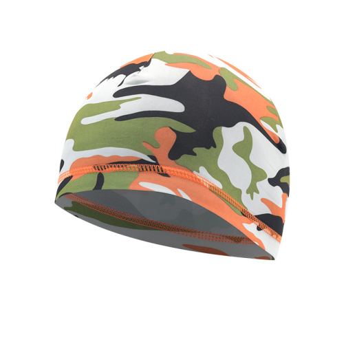 Camouflage Print Outdoor riding cycling cap bike lined quick-drying helmet liner cap summer breathable sports ski cap