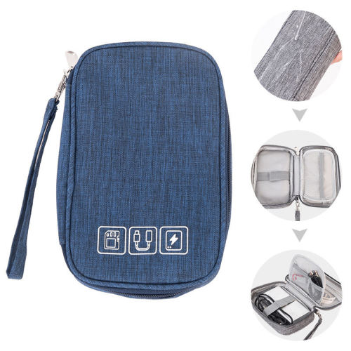 Mini multifunctional digital bag data cable electronic storage bag hand holding mobile power headphone storage bag