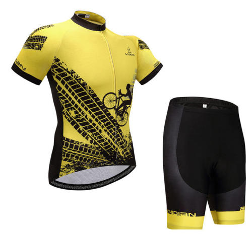 Breathable lightweight quick dry bicycle wear sublimation printing Cycling Wear Cycling Short Sleeve Jersey And Bib Set