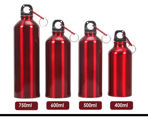 400ml 500ml 600ml 750ml Single-layer aluminum water bottle mountaineering cycling outdoor bicycle sports cold water bottle