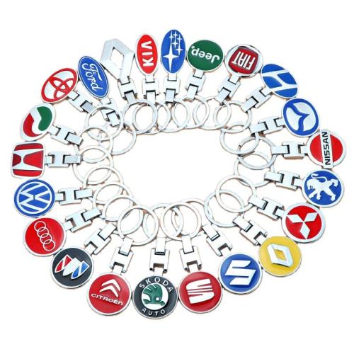 Wholesale Creative Men's Car Keychain Metal pendant chains 4S Car Shop Small Gift Giveaway Mini Motorcycle Accessories