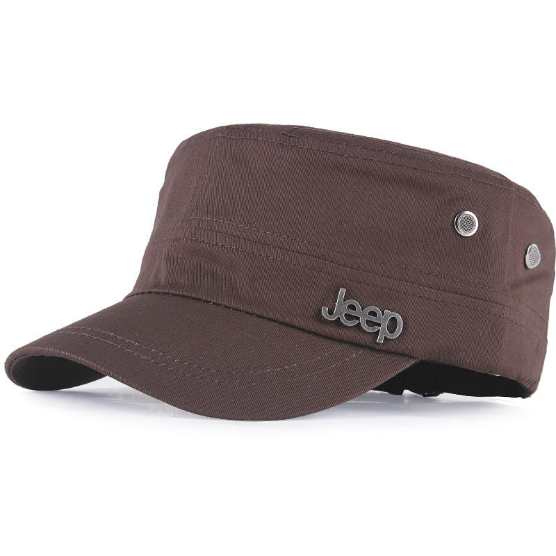 Baseball hat men's autumn and winter sunshade flat top military cap outdoor sports cap sun hat