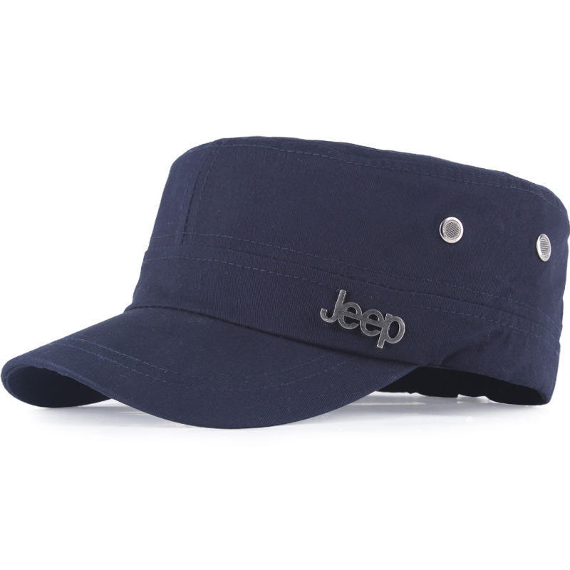 Baseball hat men's autumn and winter sunshade flat top military cap outdoor sports cap sun hat