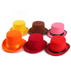 Cotton linen fabric solid color jazz hat sun hat men's and women's lovers British holiday hat