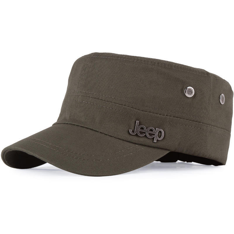 Baseball hat men's autumn and winter sunshade flat top military cap outdoor sports cap sun hat