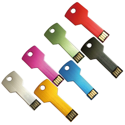 Metal key USB flash drive thumbdrive 8GB 16GB key shape USB2.0 pendrive 4GB 2GB key USB3.0 flash drive with customized logo