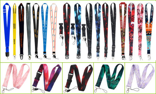 Designer sublimated printing blank neck id badge card holder anime woven satin nylon polyester custom lanyards with logo custom