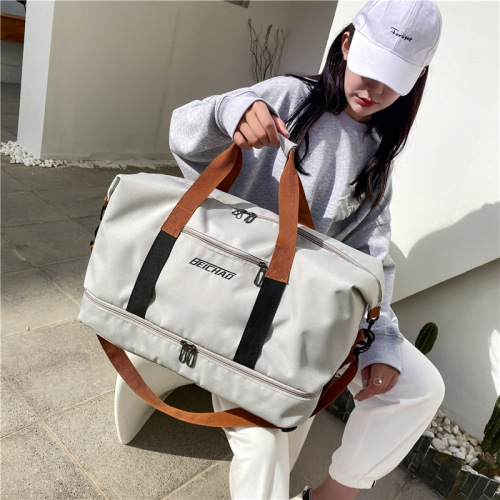 Custom Luggage Fitness Bag Sport Gym Light Weight Foldable Large Capacity Waterproof Weekender Duffle Travel Bag