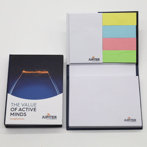 Custom logo Recycled sticky notes pad, Office Notepad Set,Personalized Multi Colors Sticky Noted With Logo