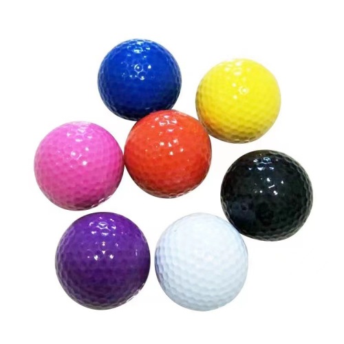 Wholesale Golf luminous ball glow golf ball after UV light glow in the dark Urethane fluorescent golf ball