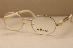 Cartier White Original  Genuine Natural Wholesale Metal Material optics Glasses Unisex 2822546 Eyeglasses Size:53