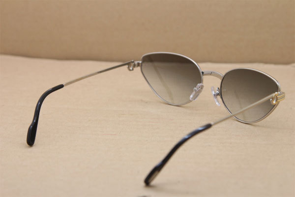 CT Men luxury brand Hot Sunglasses Metal 1185213 Sunglasses in Gold Mix Silver Brown Lens