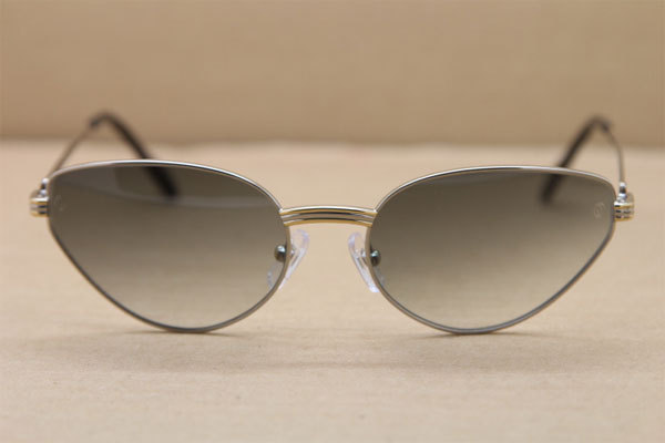 CT Men luxury brand Hot Sunglasses Metal 1185213 Sunglasses in Gold Mix Silver Brown Lens