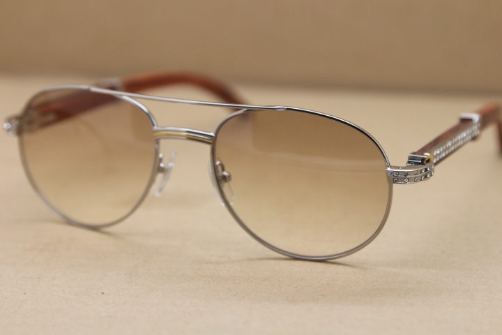 NEW Diamond Sunglasses 569 Wood Original  luxury brand Unisex Sunglasses
