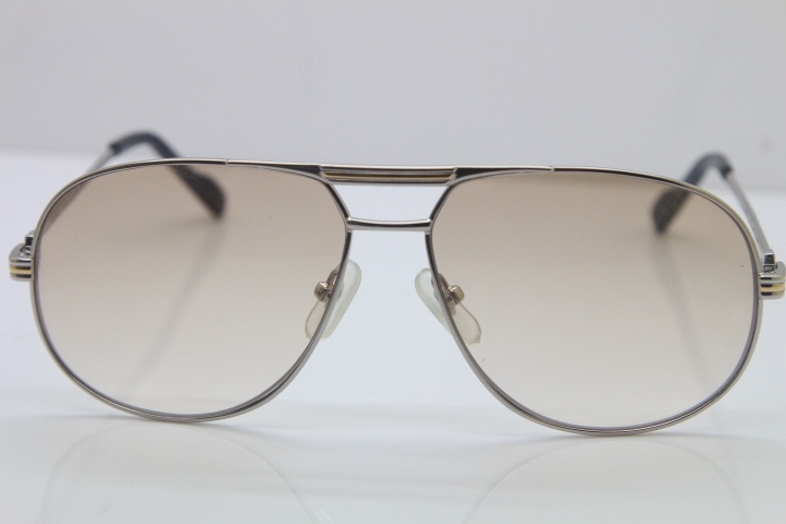 Cartier 1038366 Sunglasses Gold Brown Lens