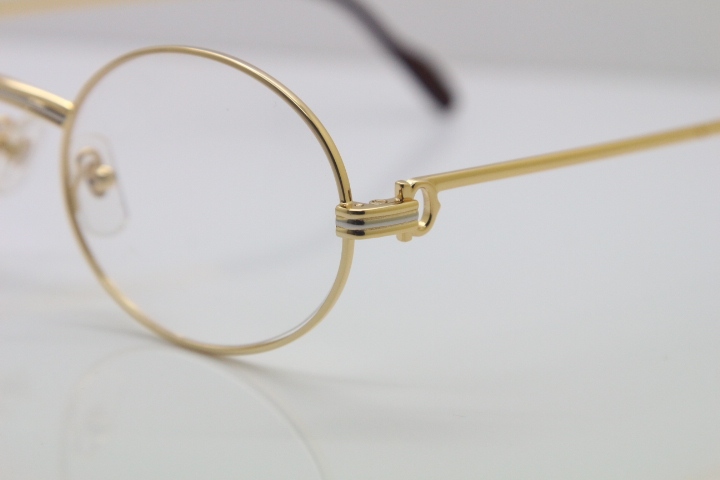 Cartier 1186111 Eyeglasses  Full frame Metal optical Gold