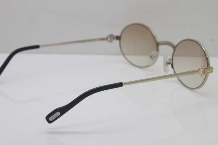 Wholesale Cartier CT 1188008 Sunglasses in Gold Brown Lens