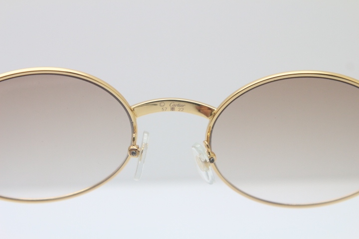 Wholesale Cartier CT 7550178 Vintage Sunglasses Original Black Buffalo horn Sun Glasses in Size:57