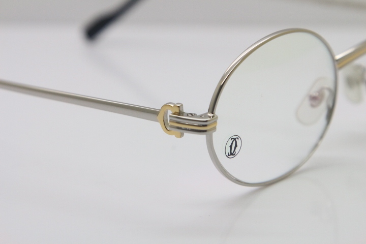 Cartier Wholesale Metal  Material Unisex  Optical CT1188008 Glasses Circular Eyeglasses