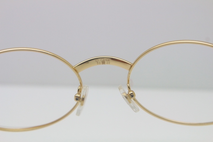 Cartier 1186111 Eyeglasses  Full frame Metal optical Gold