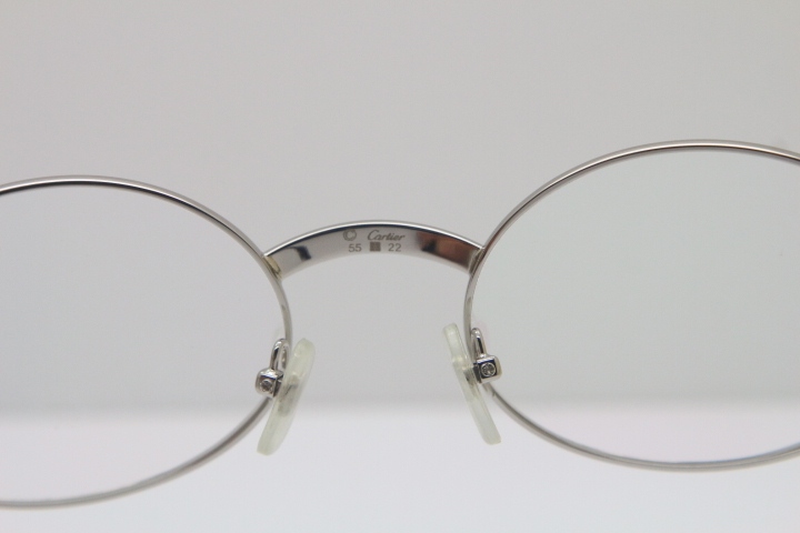 Cartier Wholesale Metal  Material Unisex  Optical CT1188008 Glasses Circular Eyeglasses